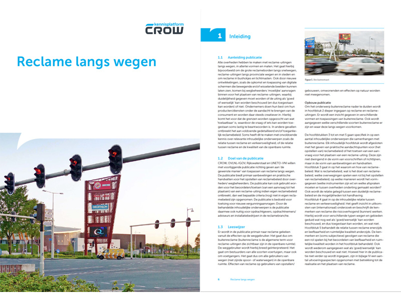 Publicatie Reclame langs wegen