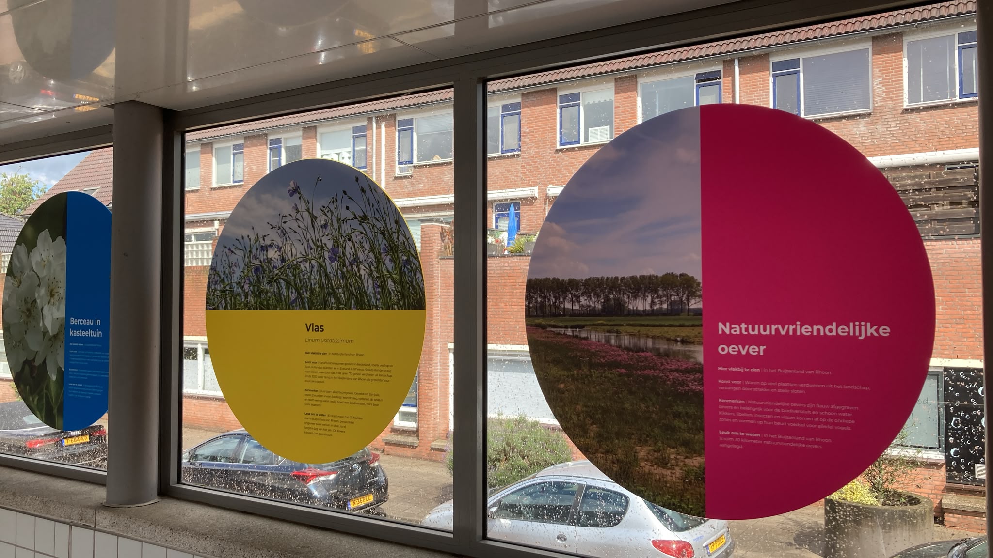 Wayfinding en natuurinformatie op metrostation Rhoon